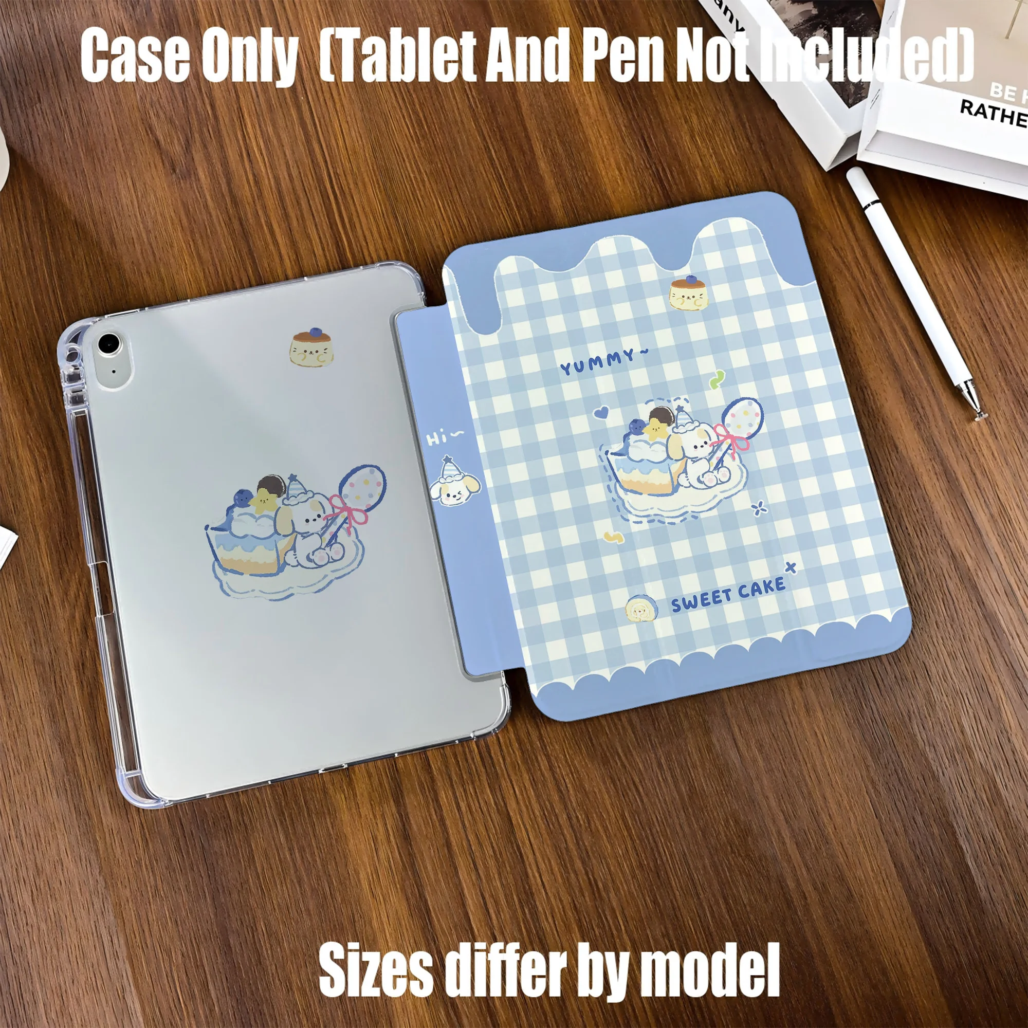 Premium TPU Tablet Case for Samsung and Apple All Models Slim Fit Protective Cover，Shockproof Lightweight Durable