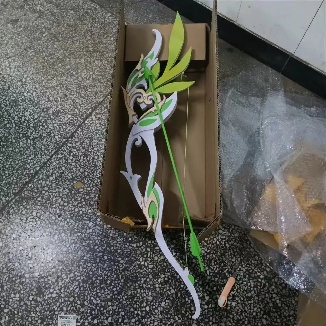 Tighnari Nahida Huunter`s Cos Bow and Arrow Weapons Game Genshin Impact Cosplay Props Halloween Chrristmas Party Costume Prop 6