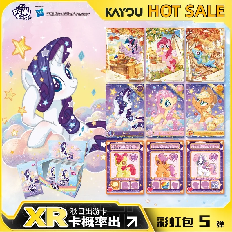

Подлинная в наличии Kayou My Little Pony Friendship Is Magic "Eternal Friendship" Rainbow Booster Pack Vol.5 Collection Card Gifts