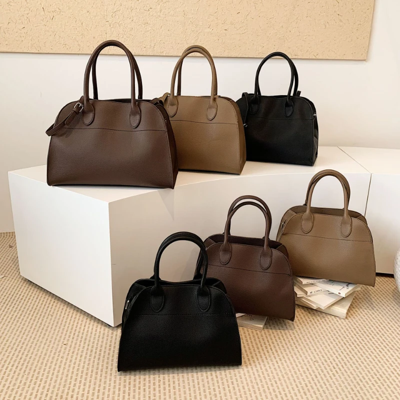 Modische Große Tragetasche, Vielseitige Pendler- und Reise-Schultertasche, Lässige Koreanische Premium-Luxus-Handtasche mit Griff – Detail 7