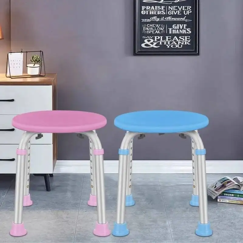 

Modern Shower Chair Waterproof Backrest Seniors Tabouret Pliant Portable Bath Stool Accessories Sillas Plegables Home Furniture