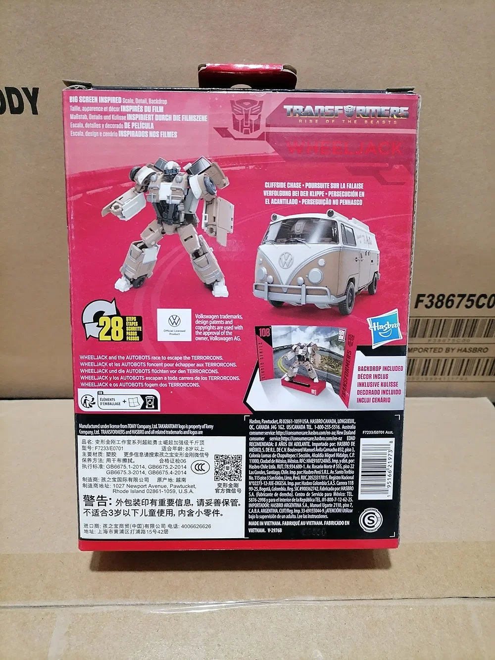 Hasbro Transformers Rise of The Beasts SS108 Wheeljack Decepticon Rumble Doll Gifts Toy Model Anime Figures Collect Ornaments