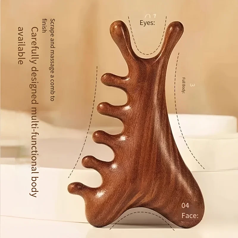 

Массажная расческа 4-в-1 — многофункциональный массажер для кожи головы и лица, для выпадения волос, массажа кожи головы и лица, способствует кровообращения