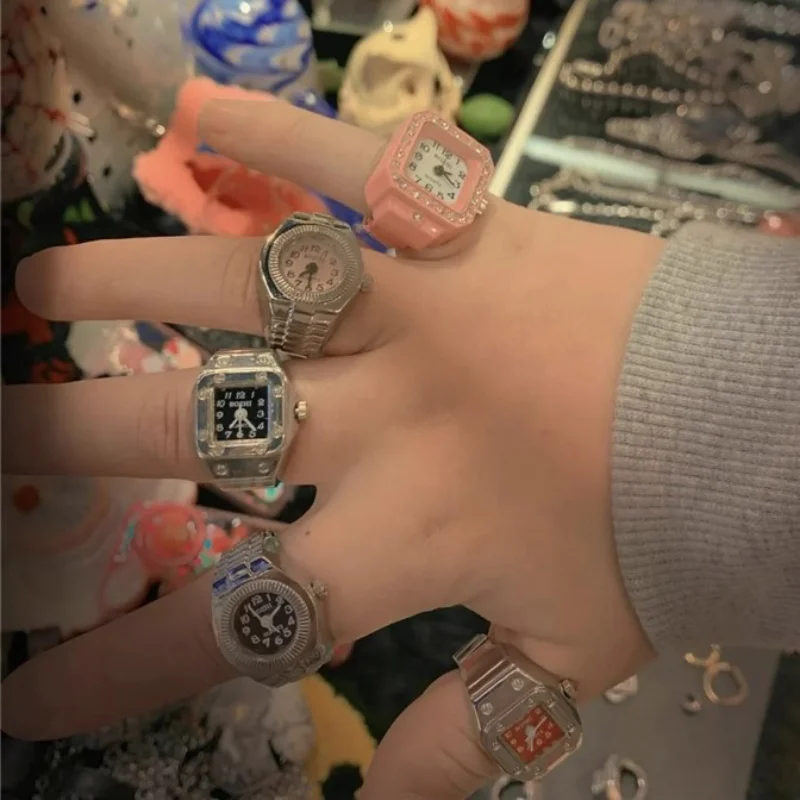 Vintage Jewelry Watches Women - Vintage Punk Finger Watch Mini Elastic