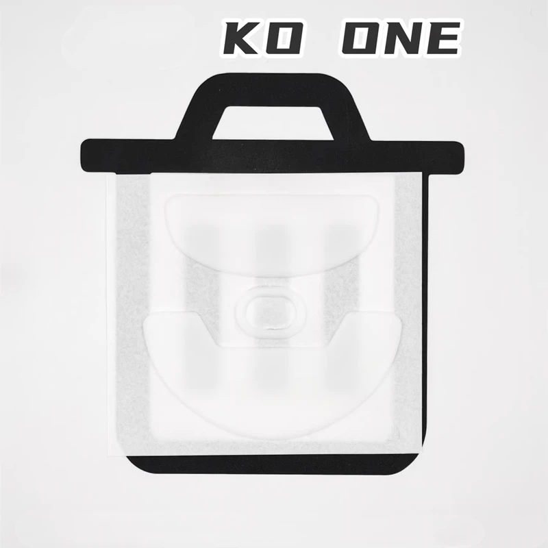 1 Set TRASHPAD UPE PTFE Mouse Skates Feet For CRDRAKO KO-ONE KO-1 ICE Control Mice Glides 0.8mm