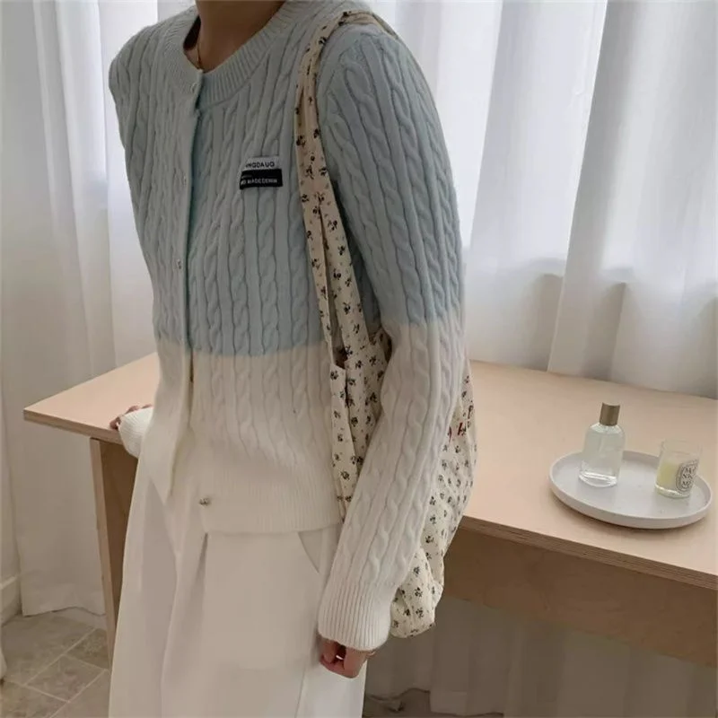 Dalong Women's Sweater Unique Sle No Pilling ular Trend Knitwear Winter Long Sve round Ne Regular Fit Autumn Winter