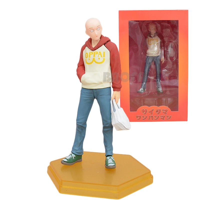 POP UP PARADE Um Soco Homem Figura Anime, Saitama OPPAI, Hoodie Ver Action Figure, Tatsumaki Modelo, Boneca Brinquedos, 18cm