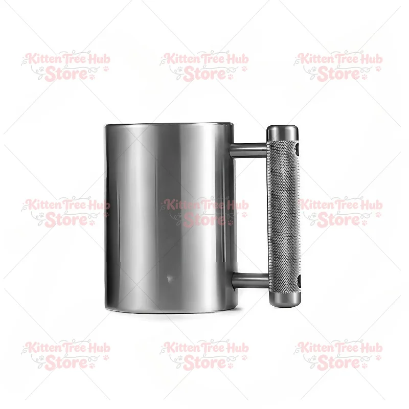 304 Stainless Steel Dumbbell Water Bottle Heavy Duty Fitness Home Gym Weighted Bottle Outdoor Camping Sports Bottle
