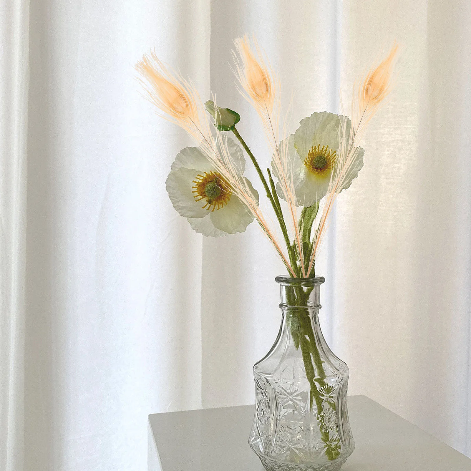 

5pcs Plumes 25 30cm Natural for DIY Craft Wedding Decor Party Centerpieces Vase Arrangement Home Decor