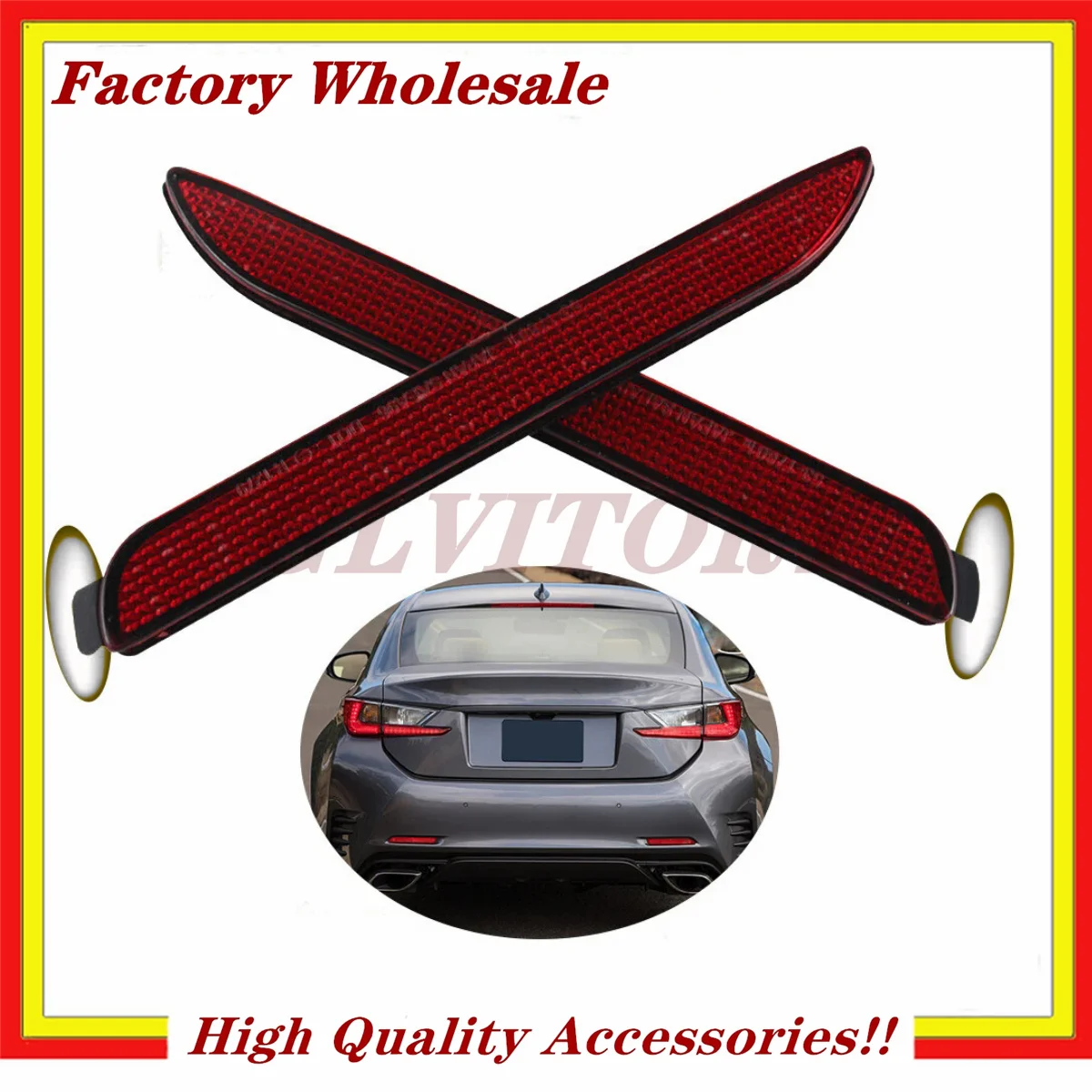 

Автомобильный отражатель заднего бампера, стоп-сигнал для Toyota Corolla Altis Camry Avensis Verso для Lexus RX300 GX470, автомобильные аксессуары