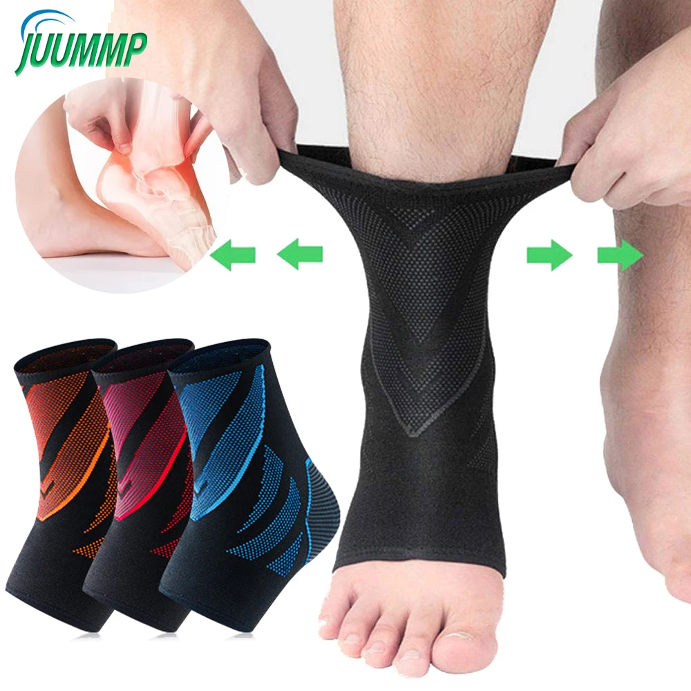 1Pair Compression Ankle Brace,Medical Grade Provides Support,Pain Relief for Sprains,Strains,Arthritis,Torn Tendon in Foot,Ankle