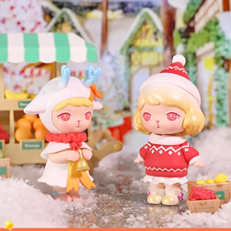 

100% Original BUNNY Christmas Series Blind Box Toys Kawaii Anime Action Figure Caixa Caja Surprise Mystery Box Dolls Girls Gift