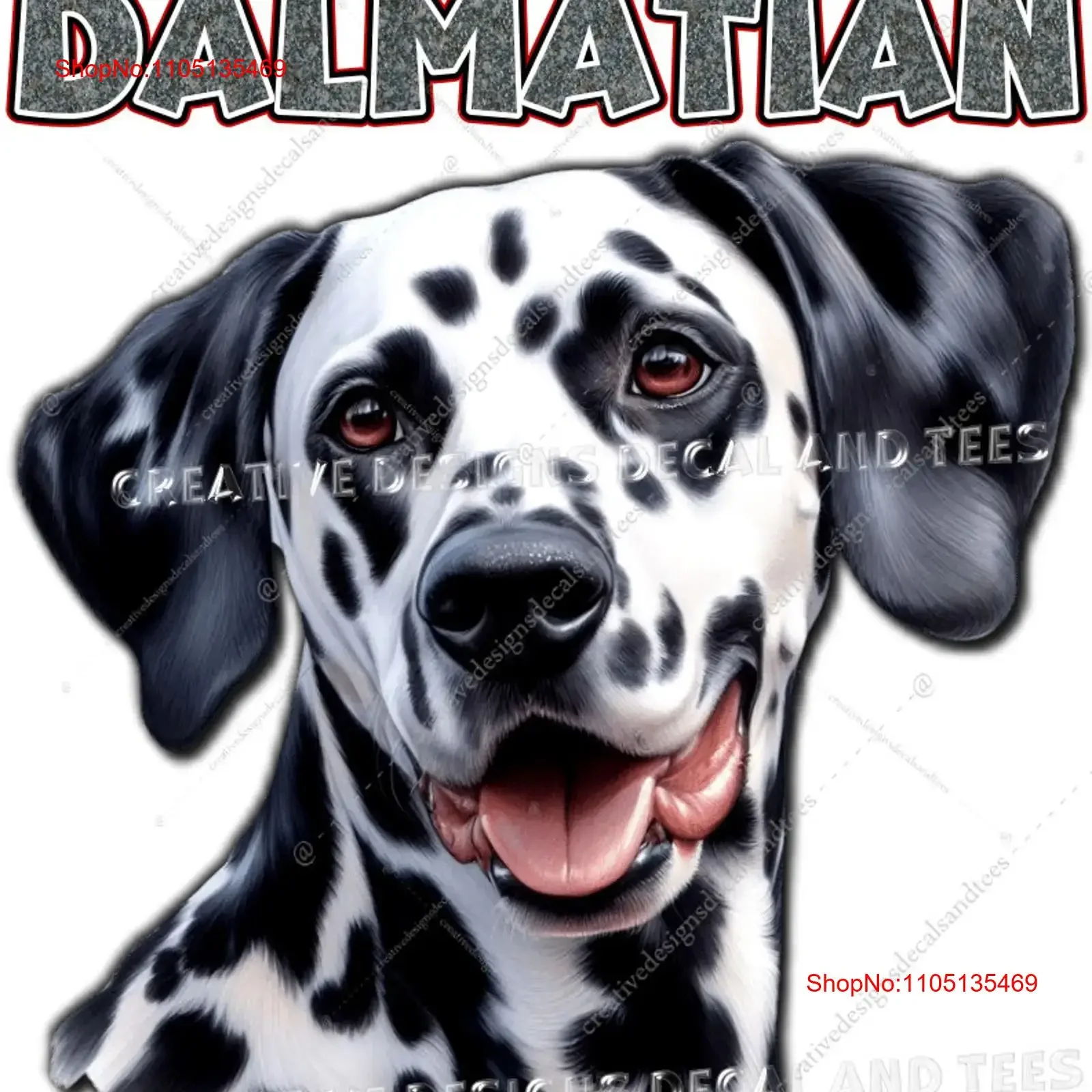 I Love My DALMATIAN Luv Dog Forever with All Heart T Shirt Sm 2XL vintage Washed Casual fashion Breathable Comfortable graphic