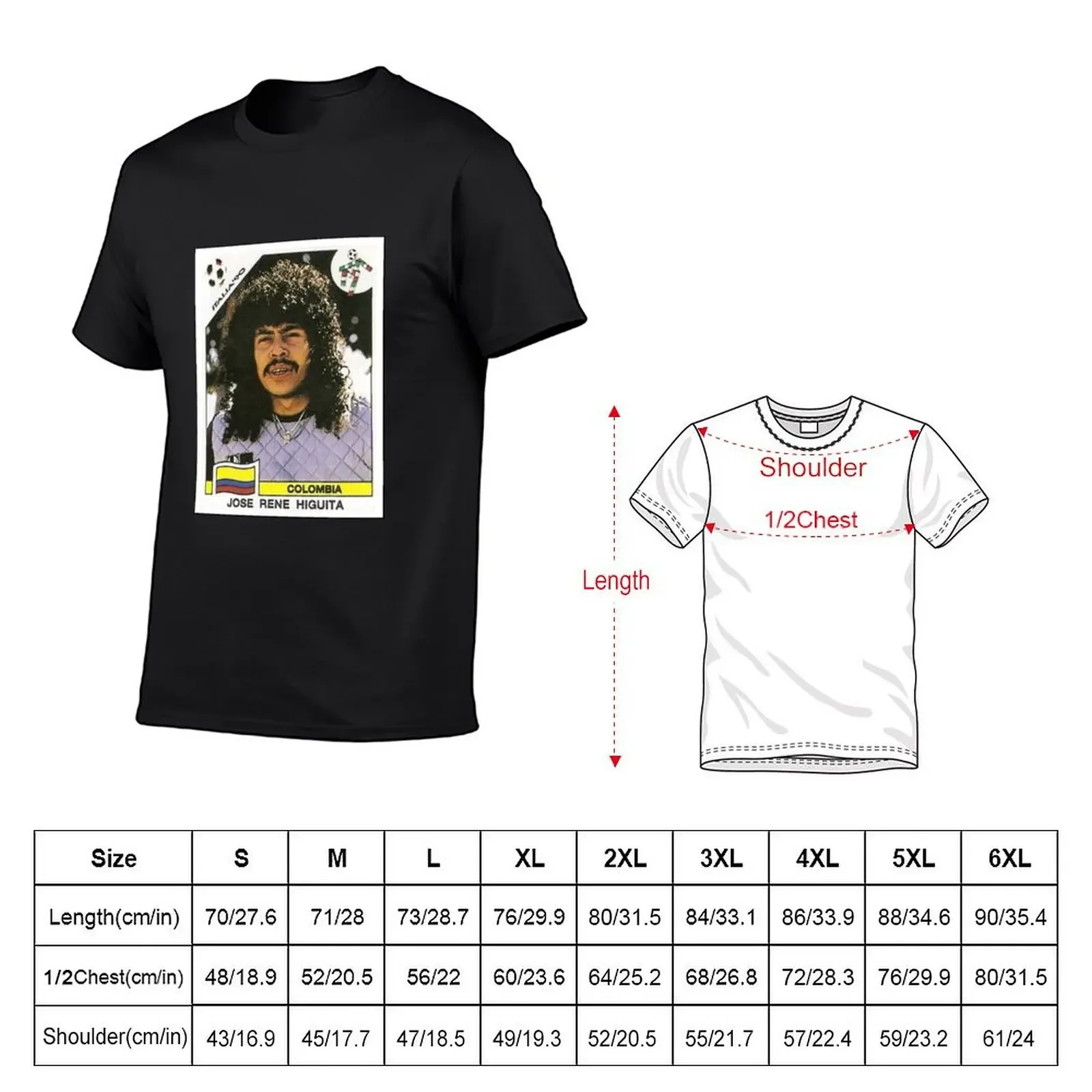 JOSé RENé HIGUITA - 1990 T-Shirt cheap stuff quick-drying sweat man clothes mens t shirt