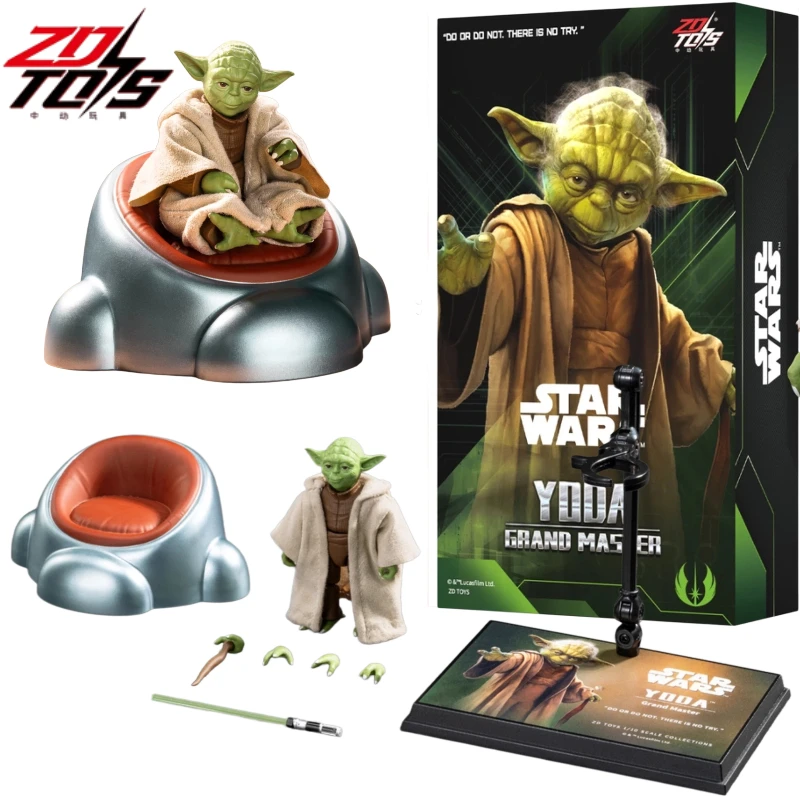 zdtds-スター・ウォーズ-ヨーダ・ジェダイ・マスター-アクションフィギュア-可動関節式-コレクターズモデル-瞑想用の椅子と布製のローブ付き-デスクトップディスプレイ