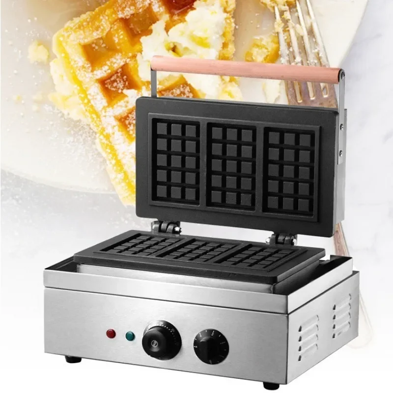 Hot-selling electric heating commercial 3-grid 10-grid square stove household muffin stall machine