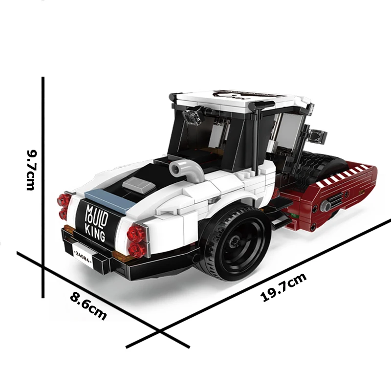 قالب الملك 24084 عرض تستحق أسطوانة الطريق اللبنات مجموعة الطوب الجمعية مع الصندوق الأصلي لعبة هدية الكريسماس للأطفال
