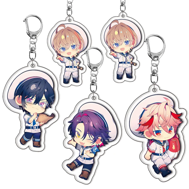 

Anime VTuber Cartoon Acrylic Keychain Figure Character Kawaii Cute Bag Charm Creative Key Ring Ornament Jewelry Toy Holiday Gift