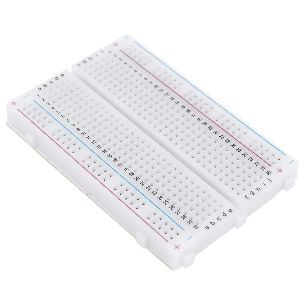 1-20pcs 400 Tie Points Solderless PCB Breadboard Spliceable Mini Universal Test Protoboard for Experiment Test Robot