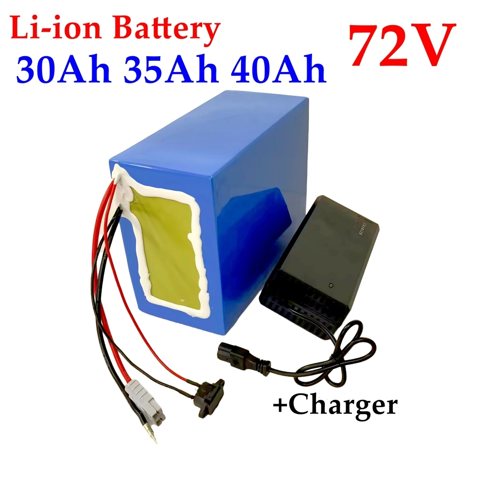 

Batterie li-ion haute capacité, 72V, 40Ah, 72V, 35Ah, 30Ah, 100A BMS, planche de surf électrique, jet, moteur électrique au lith