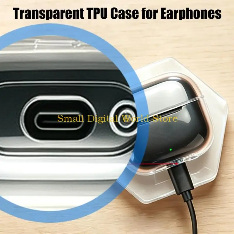 77UB Earbud Case Cover Housing with Separate Lid Section and Charging Opening for P42I