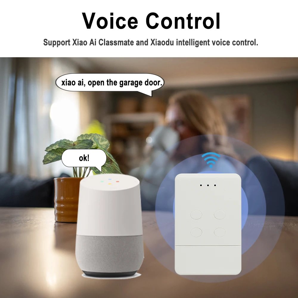 Nieuwe Smart DOORHAN RF Wifi Converter Gate Afstandsbediening Tuya App voor Zender 433 2-pro 4pro Deel functie Alexa Google Thuis