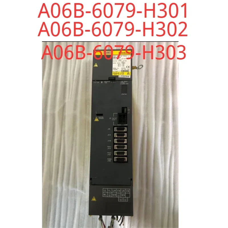 

A06B-6079-H301 A06B-6079-H302 A06B-6079-H303 second-hand tested ok Servo Drive in good Condition