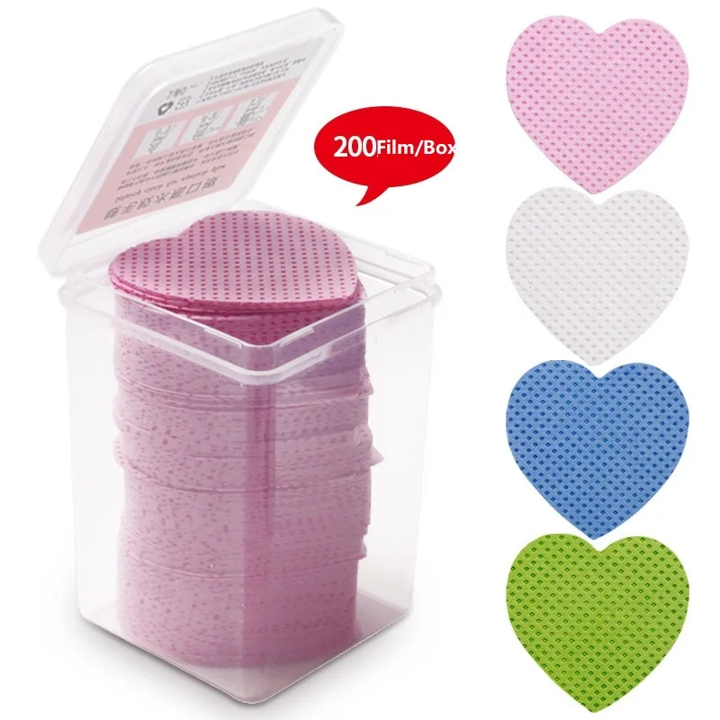 200PCS Lint Free Nail Wipes Nail Equipment Cotton Pads Lint-free Napkins for Manicure Cotton for Fluffy Nails Nail Cleaner XJ01