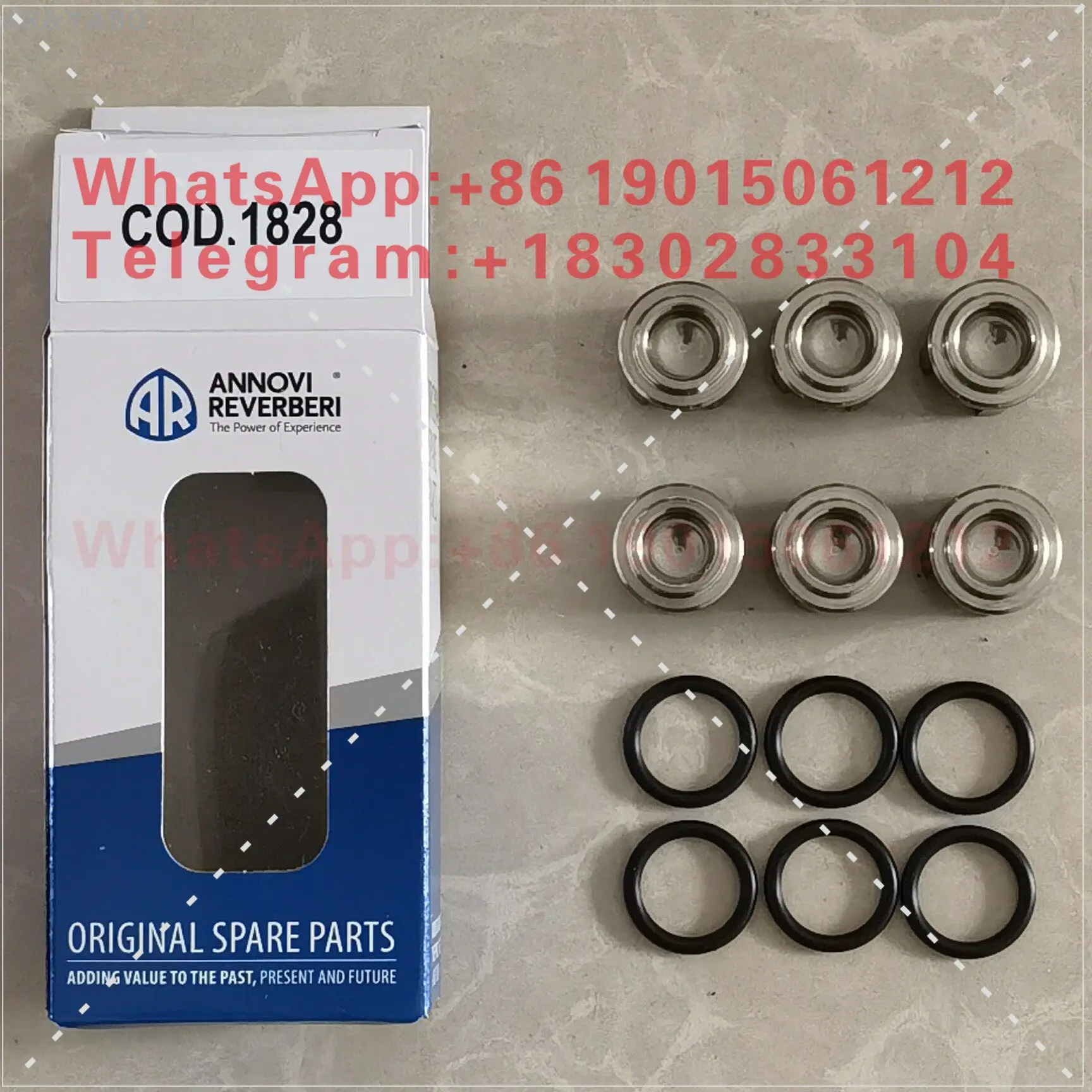 Code 1828 RRV 4G40HD 4G36D RR15.25 15.20 Check valve, Italian AR pump