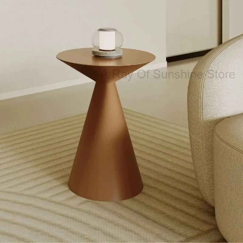 Modern Corner Coffee Tables Round Design Floor Minimalist Coffee Tables Funky Elegant Table Basse De Salon Nordic Furnitures