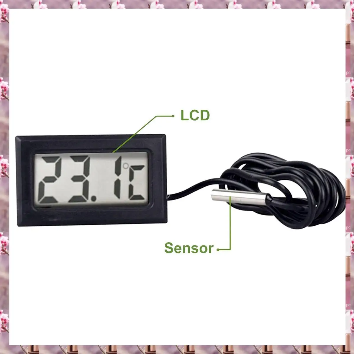 2025 12 قطعة مجموعة أدوات: 11 قطعة الهواتف المحمولة افتتاح حدق مجموعة أدوات إصلاح المفكات أدوات و 1 قطعة جديد الرقمية LCD ميزان الحرارة درجة الحرارة #2