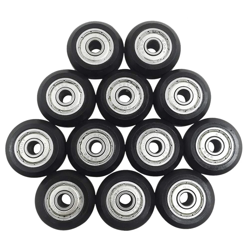 

12 Pcs 625Zz Plastic Pulley Wheels with Bearings Gear for 3D Printer Compatible with -10 / -10S / Router Hybrid