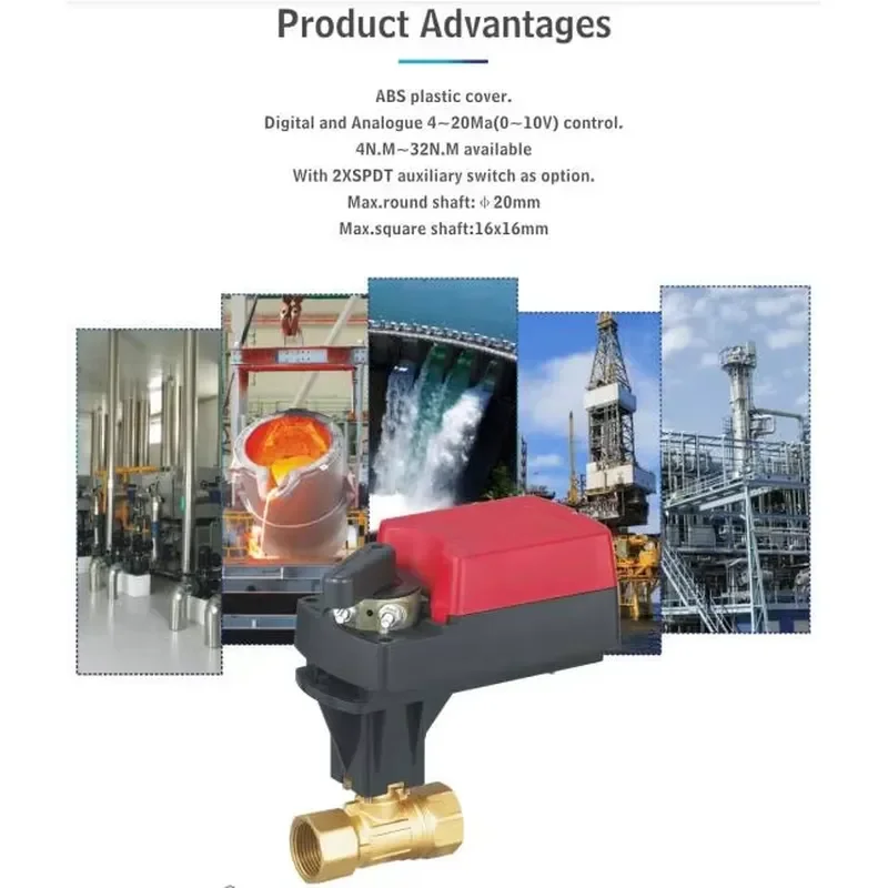 Electric Three Way Ball Valve with Air Actuator Pneumatic Control Valve Industrial Automation Fluid Control System