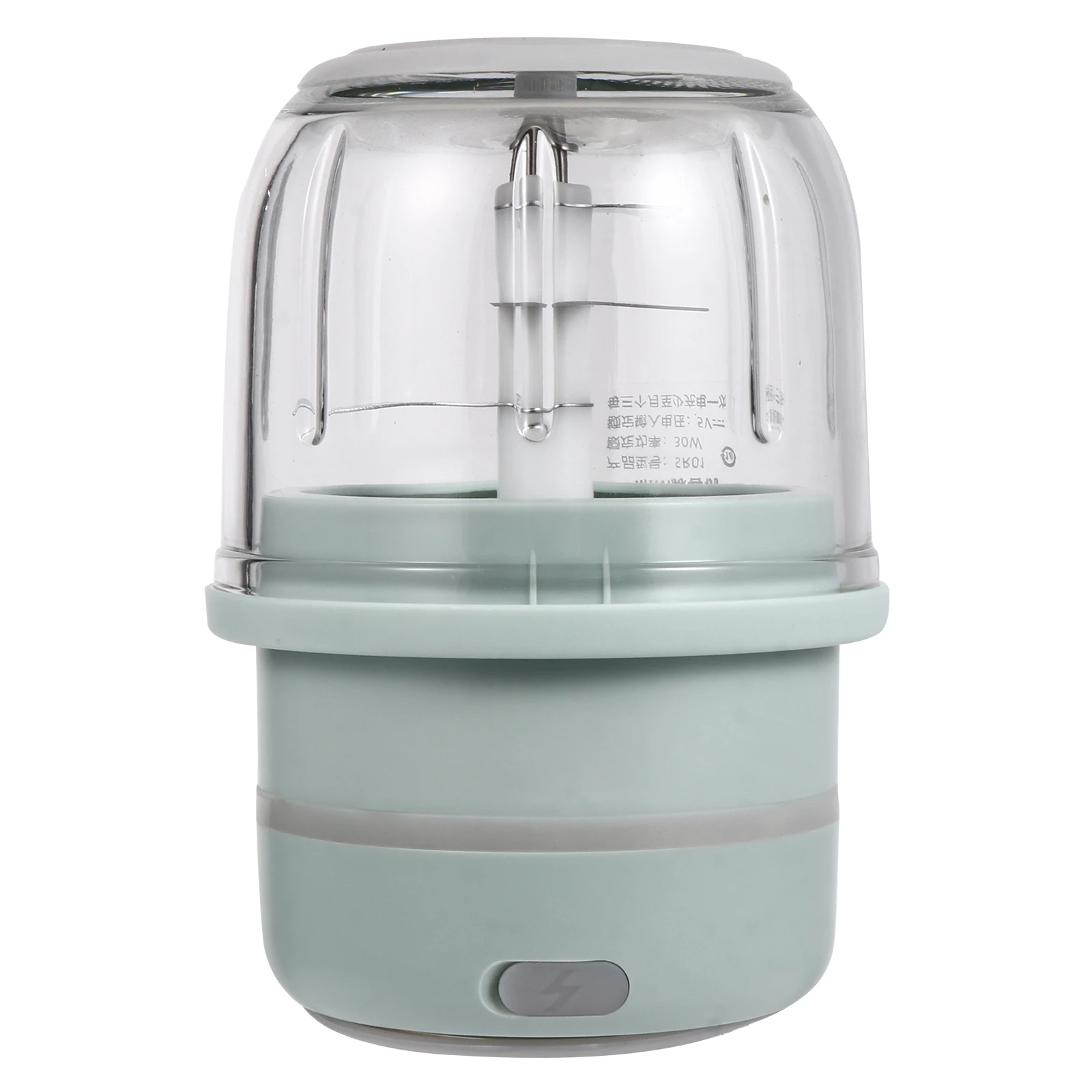 

Electric Meat Grinder High Borosilicate Glass Clear Detachable Design Strong Blades Cut Vegetables Fruits Kitchen Tool Practical