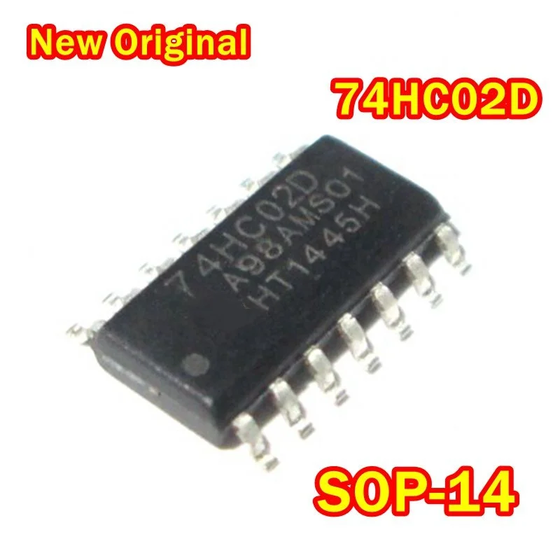 1Pcs to 100Pcs New Original 74Hc02D Sop-14 Quad 2-Input nor Gate