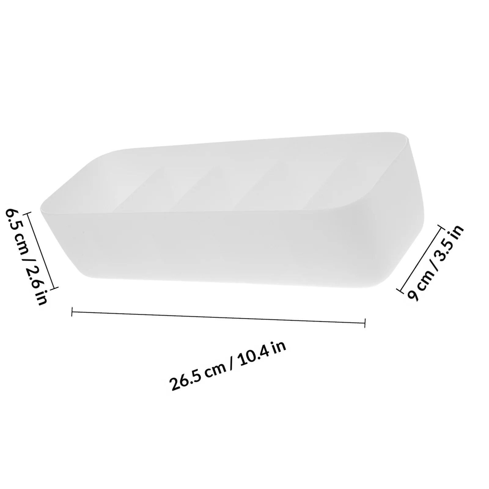 2Pcs Socks Container Plastic Box 5 Compartments Organizer Underwear Drawer Storage Stackable Holder Plastic Storage Box