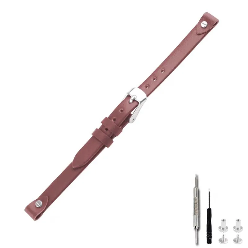 إكسسوارات حزام ساعة جلدية للرجال متوافقة مع الأحفوري ES4119 ES4000 ES4114 ES3625 سوار معصم رياضي ذكي للنساء 8 مللي متر