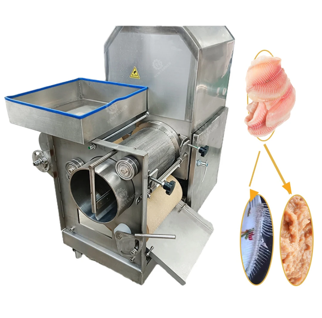 

Stainless Steel Fish Minced Fillet Making Machine Fish Bone Separator Belt Chicken Fish Bone Remover Machine for Sale