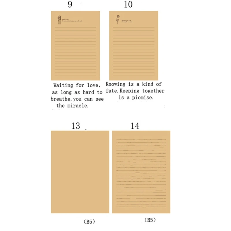 Writing Paper European Style Paper For Letter Writing Letter Paper Stationery 8 12 Pcs