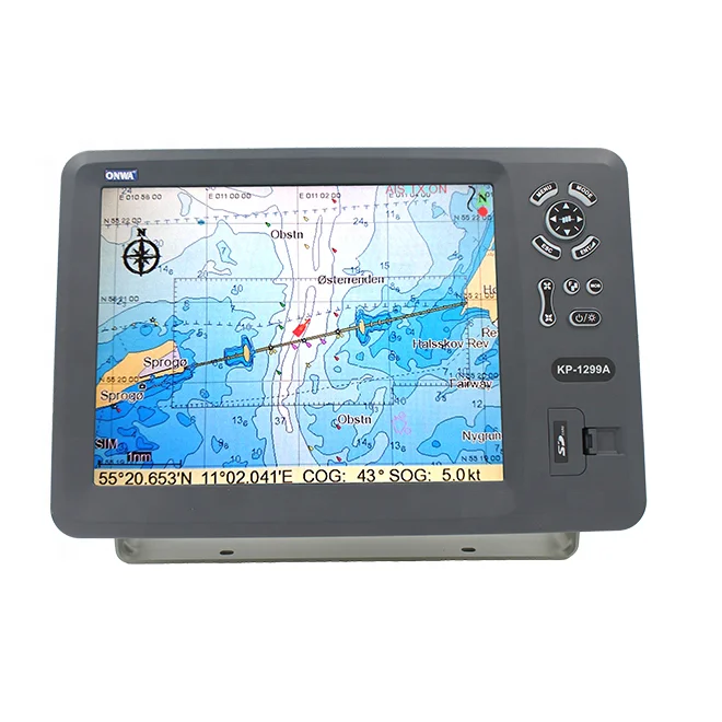 HP-628A Marine GPS/AIS Chartplotter مع K-chart