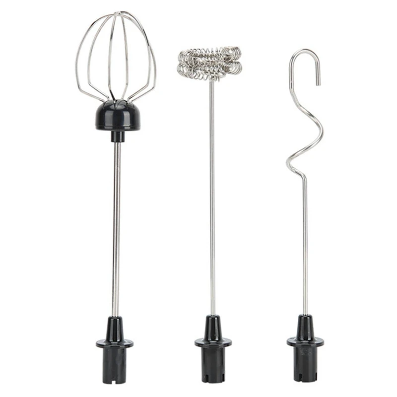 3 Speed Egg Stiring Foamer 3 Whisk Handheld Egg Beater Coffee Drink Mixer Practical Durable A