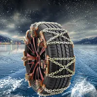 Car Tire Snow Chain Universal Winter Anti-skid Iron Chain Ice Chains Belt for SUV Wheel Chain for Mud Road Non-slip