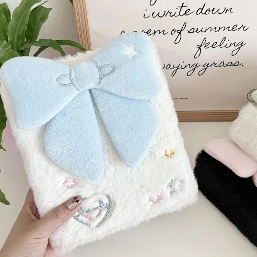 3D Bowknot A6 Photocard Holder 3-inch Small Card Storage Kpop Photo Album Ring Binder Photocard Storage School Stationery Use