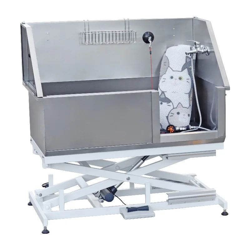 Профессиональная приподнятая 50-дюймовая прогулочная подставка, большой подъемник, лучшая станция для купания и ухода за собаками Del-uxe, центр станции