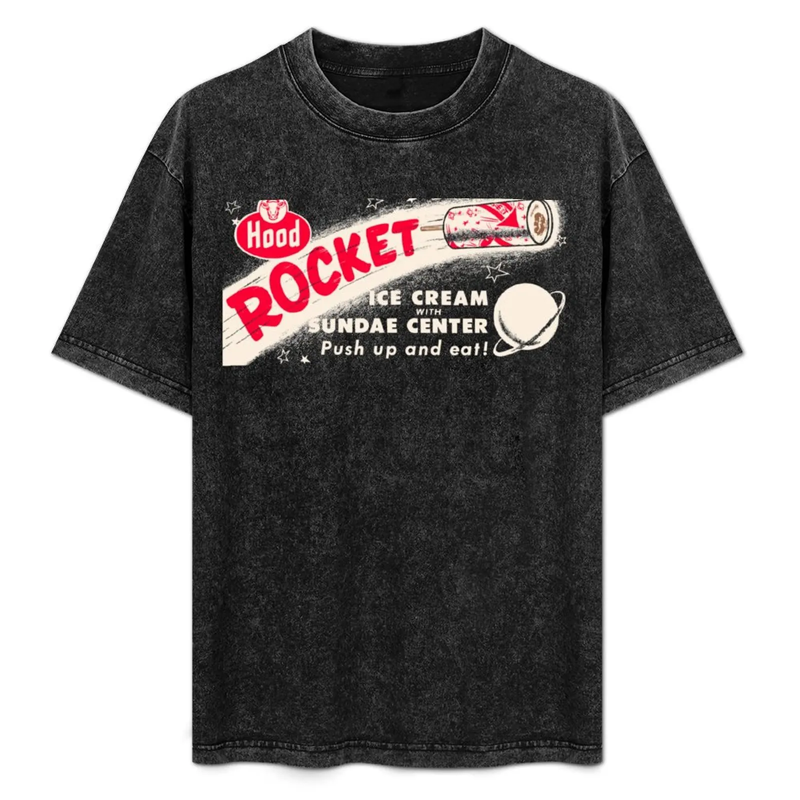 

ROCKET ICE CREAM with SUNDAE CENTER! WRAPPER T-Shirt funny meme t-shirts tops clothing for men