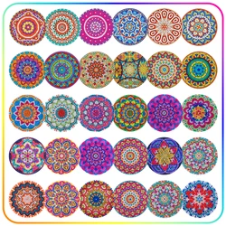 RUOPOTY Diamond Painting Coasters Set,Flowers,6pcs,For Beginner, Arts Crafts,5D Diamond,Kitchen Accessory,Drink Coaster,Cup Pads