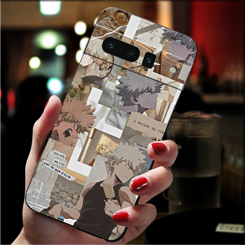 حافظة لهاتف جوجل بيكسل 10 9 برو XL 9A 8 7 6 برو بيكسل 8A 7A 6A بكسل 8 7 6 5 بطلي الأكاديمية الجمالية باكوغو