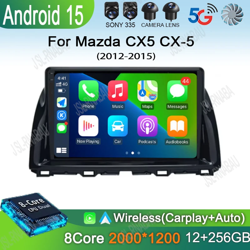 

10.1"Android 15 Car multimedia Vedio player For Mazda CX5 CX-5 2012 - 2015 Car Autoradio Gps Navigation stereo 2din HeadUnit 4G