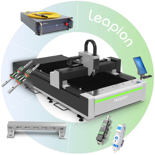 

LF-EA 1kw 1.5kw Fiber Laser Cutting Machine for Stainless Steel Aluminium