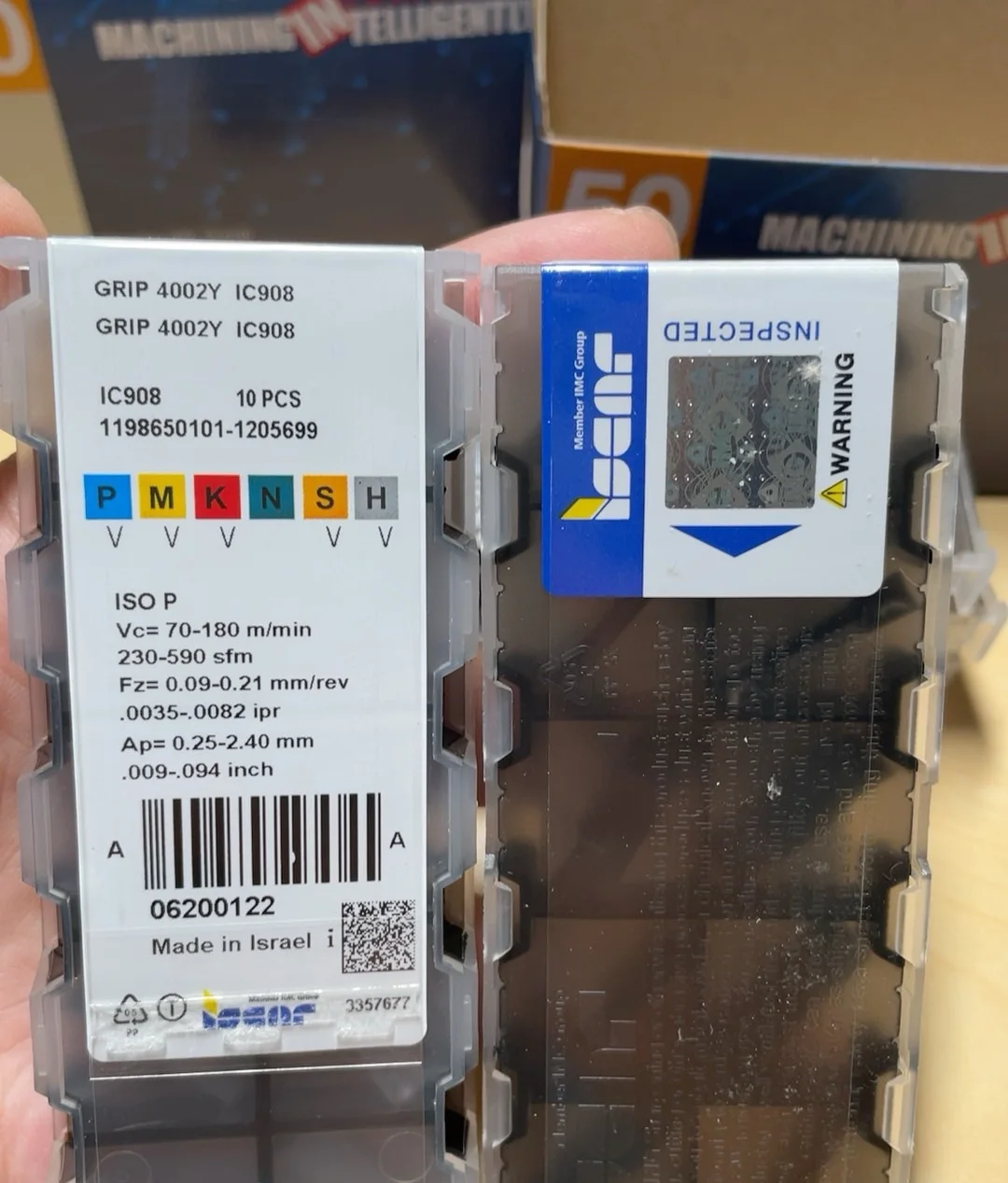 

Hard alloy cutting blades GRIP 4002Y IC830